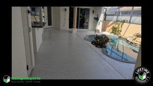Residential Garage Epoxy Flooring in Melbourne Beach, Fl