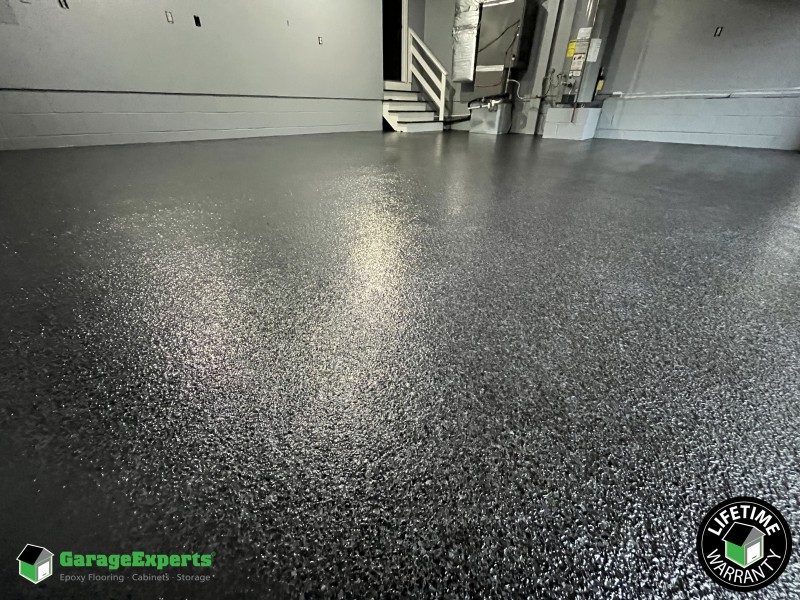 Residential Garage Epoxy Flooring in Yorktown, Virginia