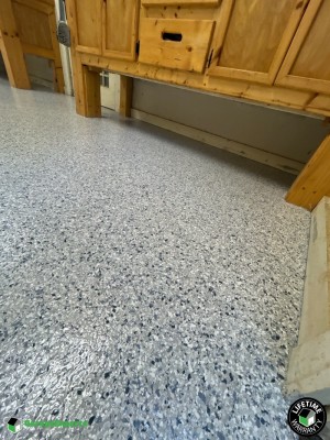 Residential Workshop Epoxy Flooring in Johns Island, Sc