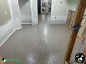 Residential Basement Epoxy Flooring in Columbia, Tennessee