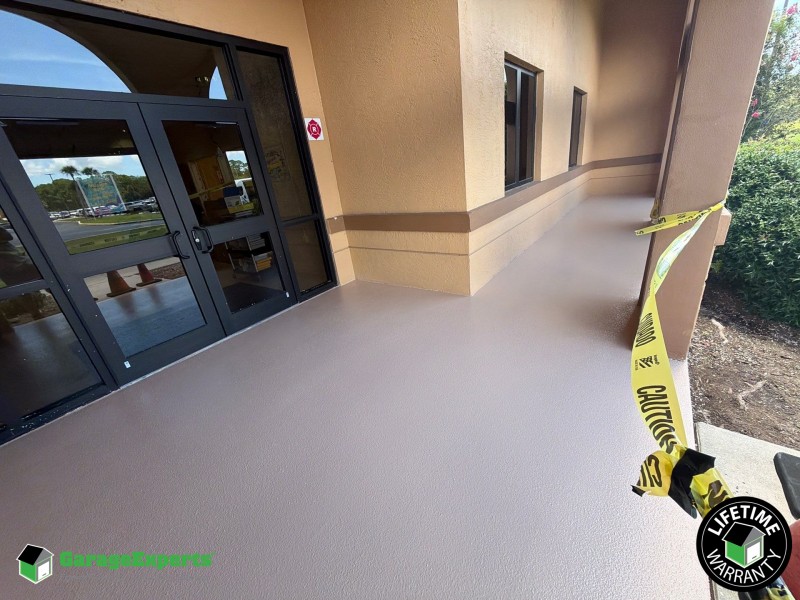 Residential Garage Epoxy Flooring in Viera, Fl