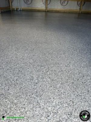 Residential 2 Car Garage Epoxy Flooring in Uniontown, Ky