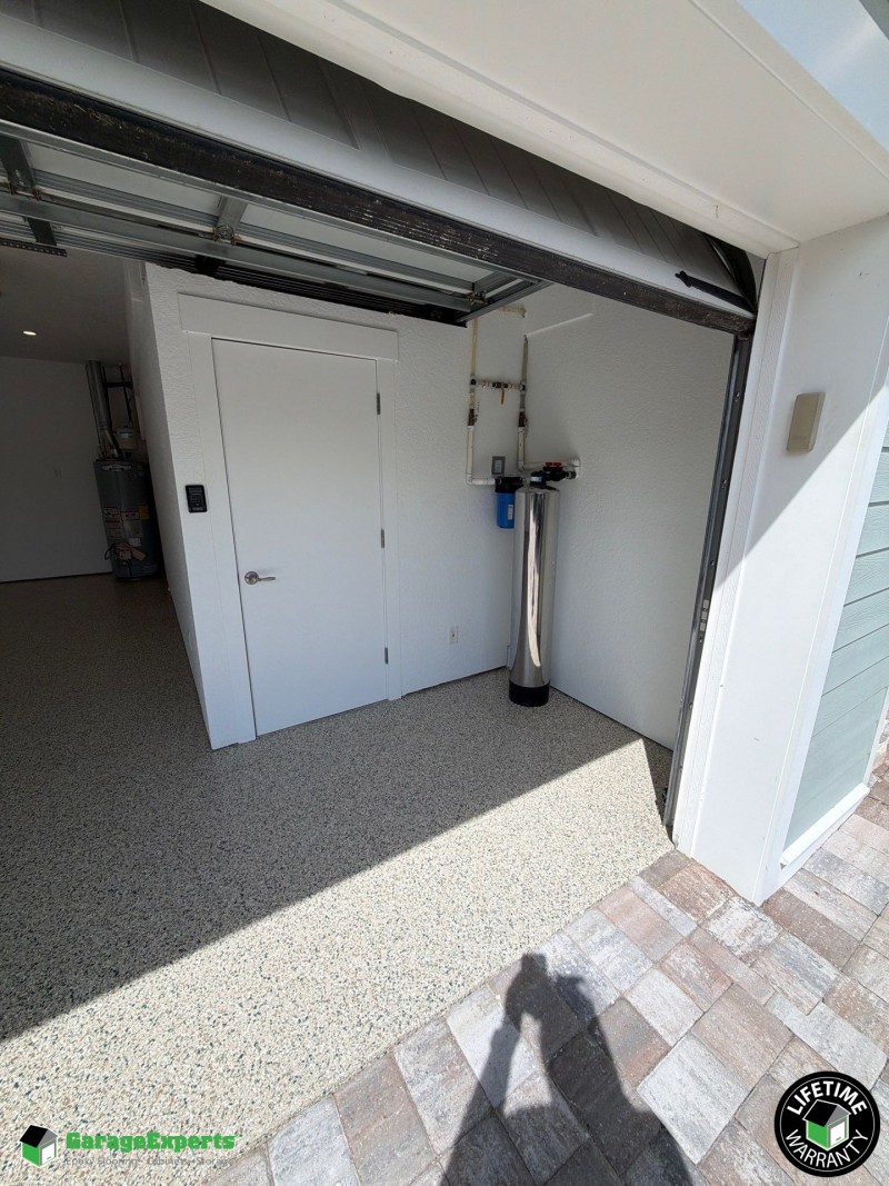 Residential Garage Epoxy Flooring in Satellite Beach, Fl