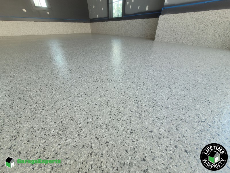 Residential Garage Epoxy Flooring in Camp Creek Inlet Beach, Florida