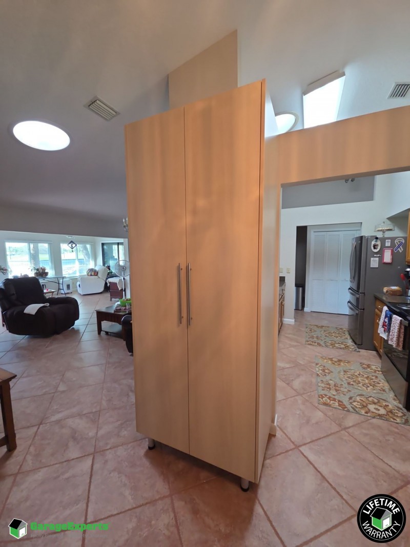 Residential Garage Cabinet Storage Solution in Melbourne, Fl