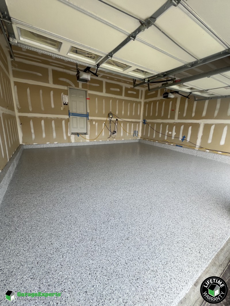 Residential Garage Epoxy Flooring in East Northport, Ny Image