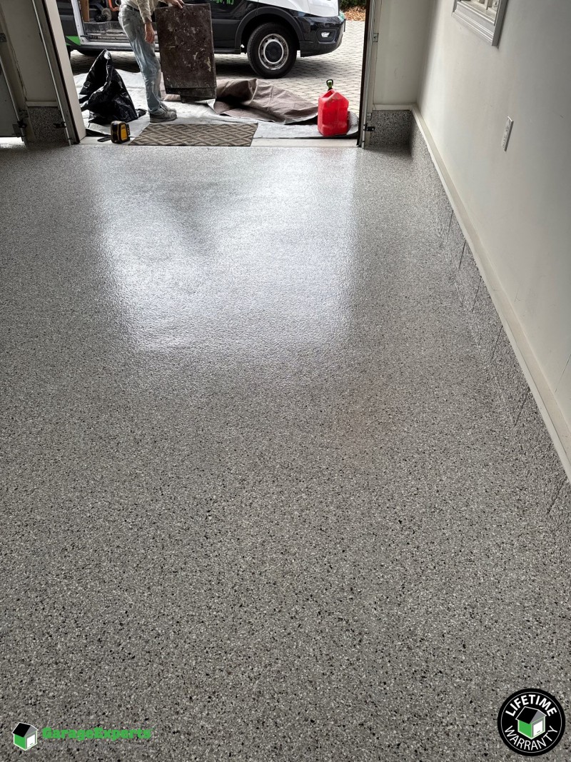 Residential Garage Epoxy Flooring in Clark, New Jersey