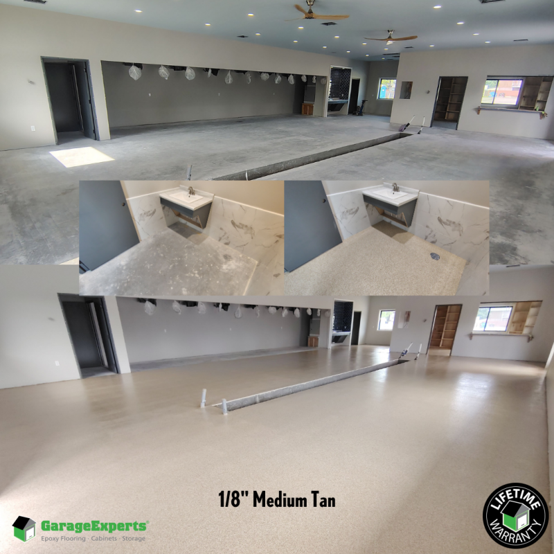 Commercial Laundromat Epoxy Flooring in Muskogee, Ok
