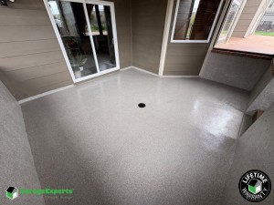 Residential Patio Epoxy Flooring in Wichita, Kansas