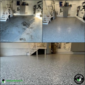 Residential Garage Epoxy Flooring in Bon Air, Va