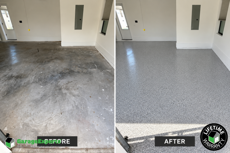 Residential Garage Epoxy Flooring in St Petersburg, Fl