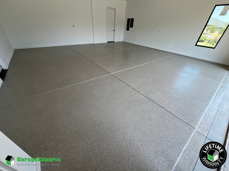 Residential Garage Epoxy Flooring in Maize, Ks