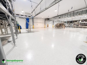 Industrial Produce Packaging Plant Epoxy Flooring in Hillsville, Virginia