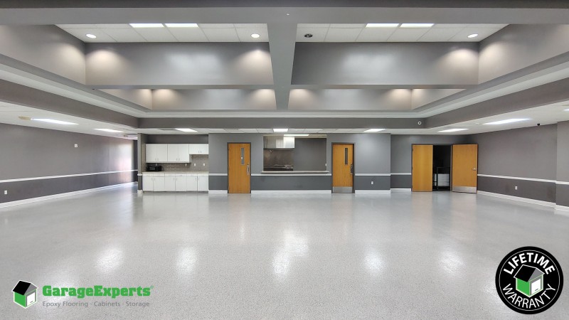 Commercial Community Center Epoxy Flooring in Catoosa, Ok