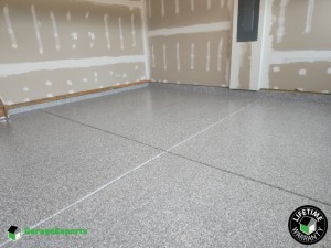 Residential Garage Epoxy Flooring in Toano, Virginia