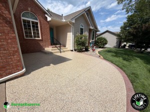 Residential Front Porch Epoxy Flooring in Wichita, Ks