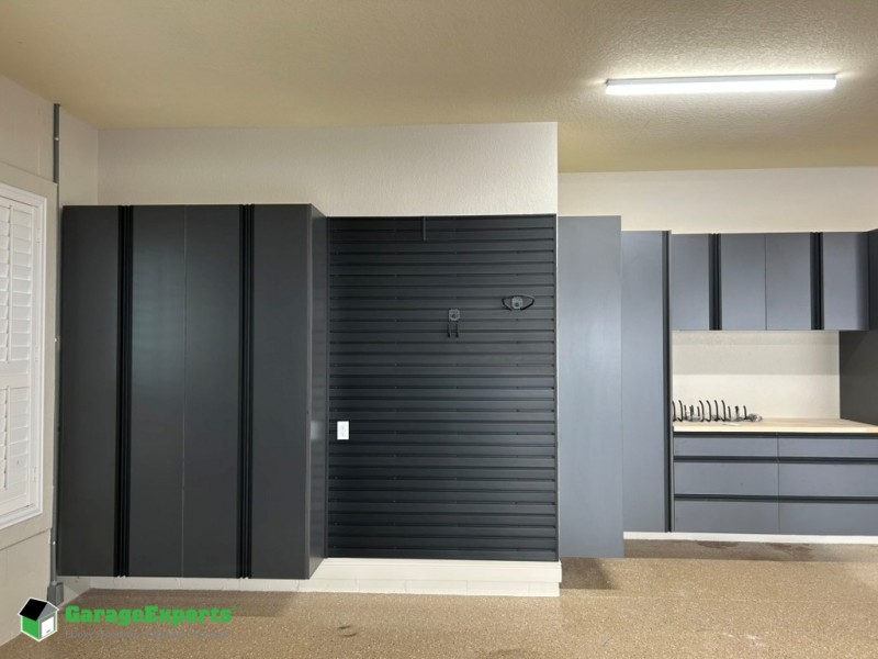Residential Garage Cabinet Storage Solution in Lakeland, Fl Image