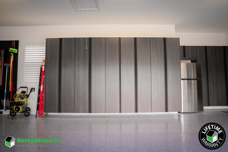Residential Garage Cabinet Storage Solution in Lakeland, Fl