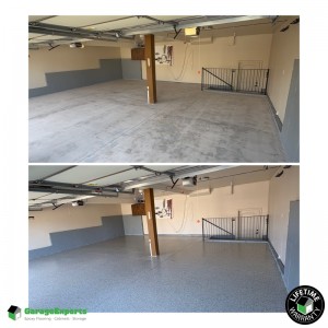 Residential Garage Epoxy Flooring in Saratoga Springs, Utah
