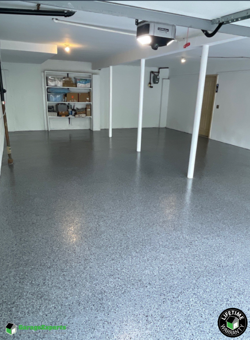 Residential Garage Epoxy Flooring in Millburn, New Jersey Image