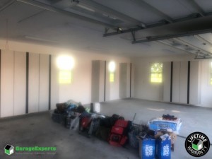 Residential Garage Cabinet Storage Solution in Red Bud, Il