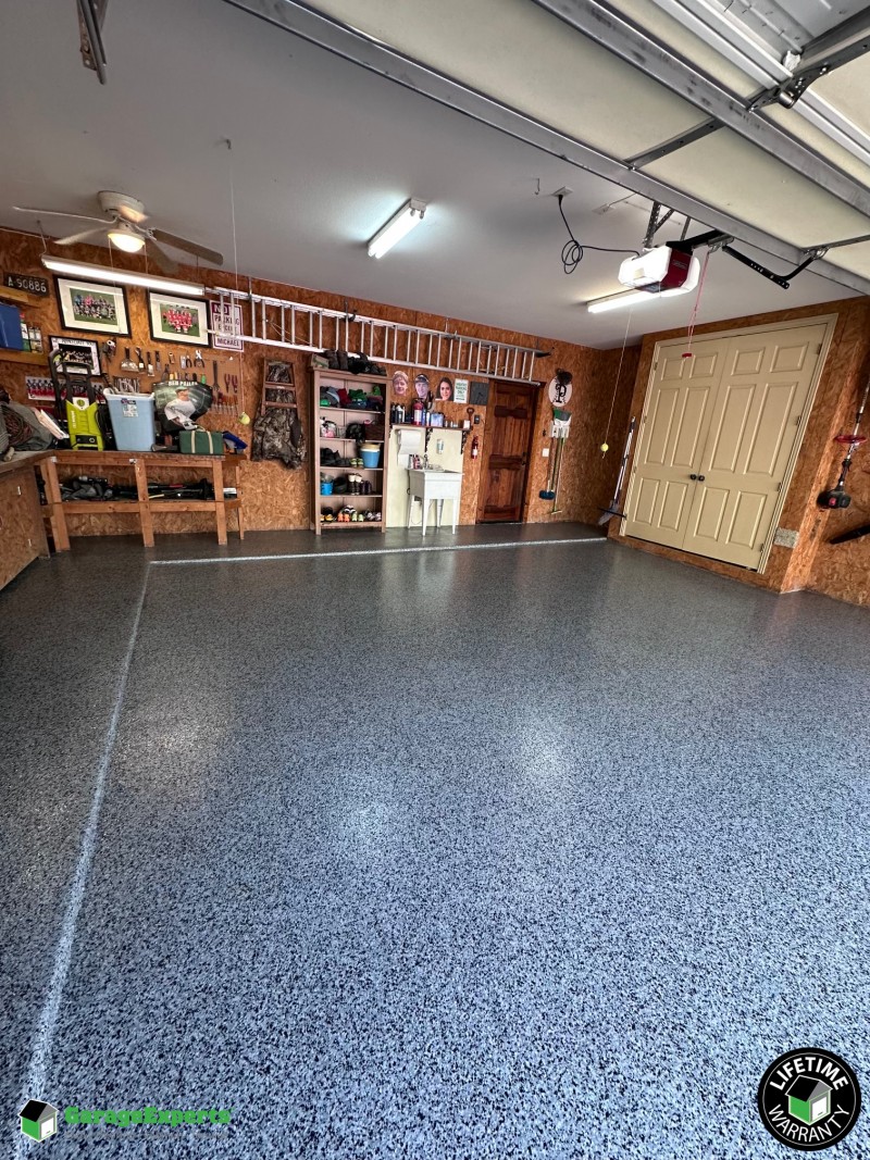 Residential Garage Epoxy Flooring in Flower Mound, Tx