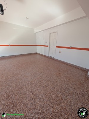 Residential Garage Epoxy Flooring in Blacksburg, Virginia