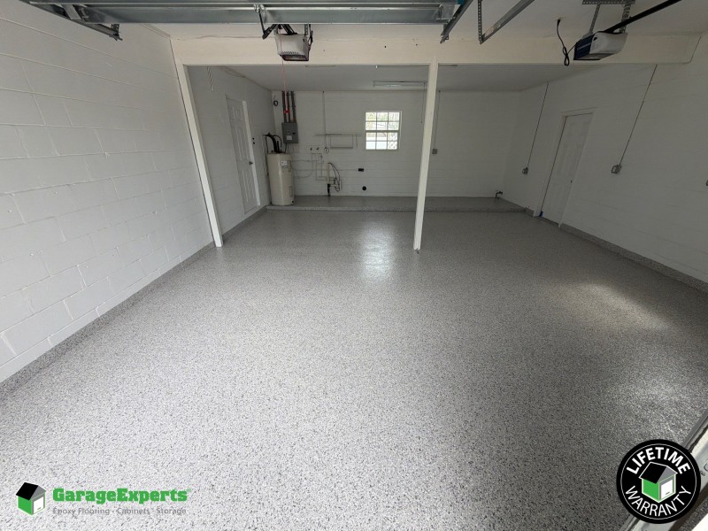 Residential Garage Epoxy Flooring in Melbourne Beach, Fl