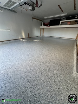 Residential Garage Epoxy Flooring in Merrick, Ny
