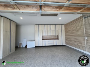 Residential Garage Cabinet Storage Solution in Flower Mound, Texas