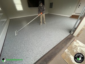 Residential Garage Epoxy Flooring in Stuarts Draft, Virginia