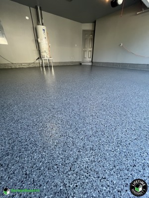 Residential Garage Epoxy Flooring in Newport News, Virginia