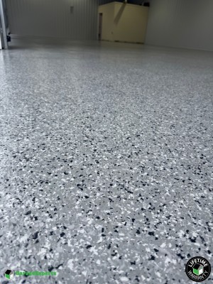 Residential New Building Epoxy Flooring in Golconda, Il