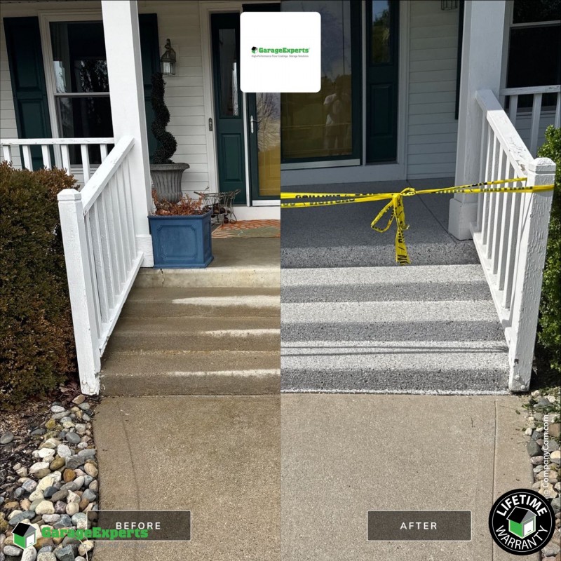 Residential Patio Epoxy Flooring in Ft Wayne, In