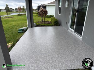 Residential Garage Epoxy Flooring in Sebsatian, Fl