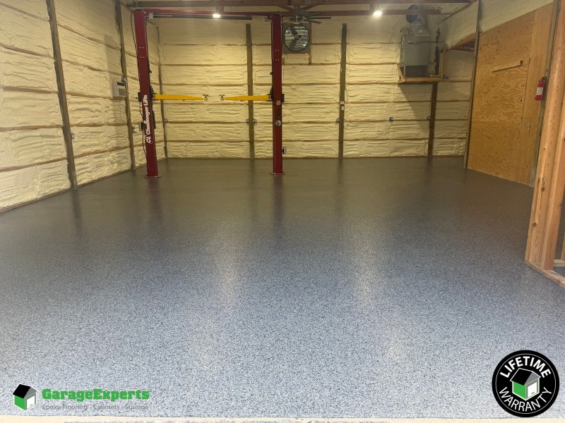 Residential Garage Epoxy Flooring in Arab, Al