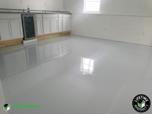 Residential Basement Epoxy Flooring in Salem, Nh