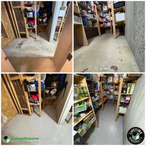 Residential Basement Epoxy Flooring in Kaysville, Utah