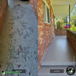 Residential Patio Epoxy Flooring in Huntsville, Al