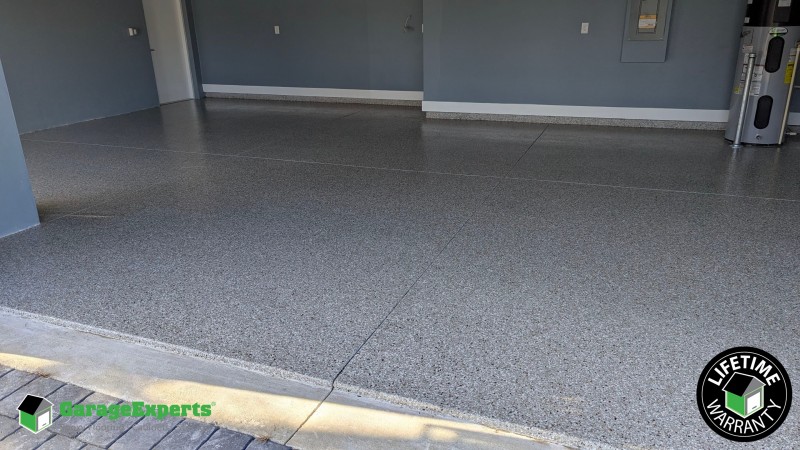 Residential Garage Epoxy Flooring in Rockledge, Fl
