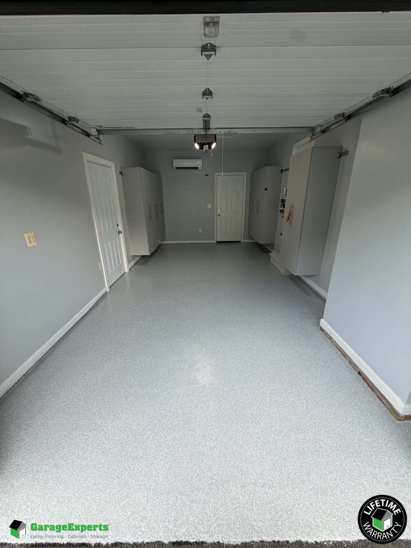 Residential Garage Epoxy Flooring in Waldorf, Md