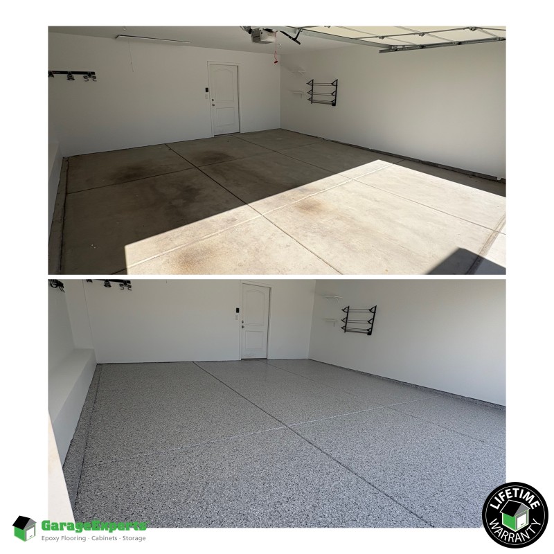 Residential Garage Epoxy Flooring in Meridian, Idaho