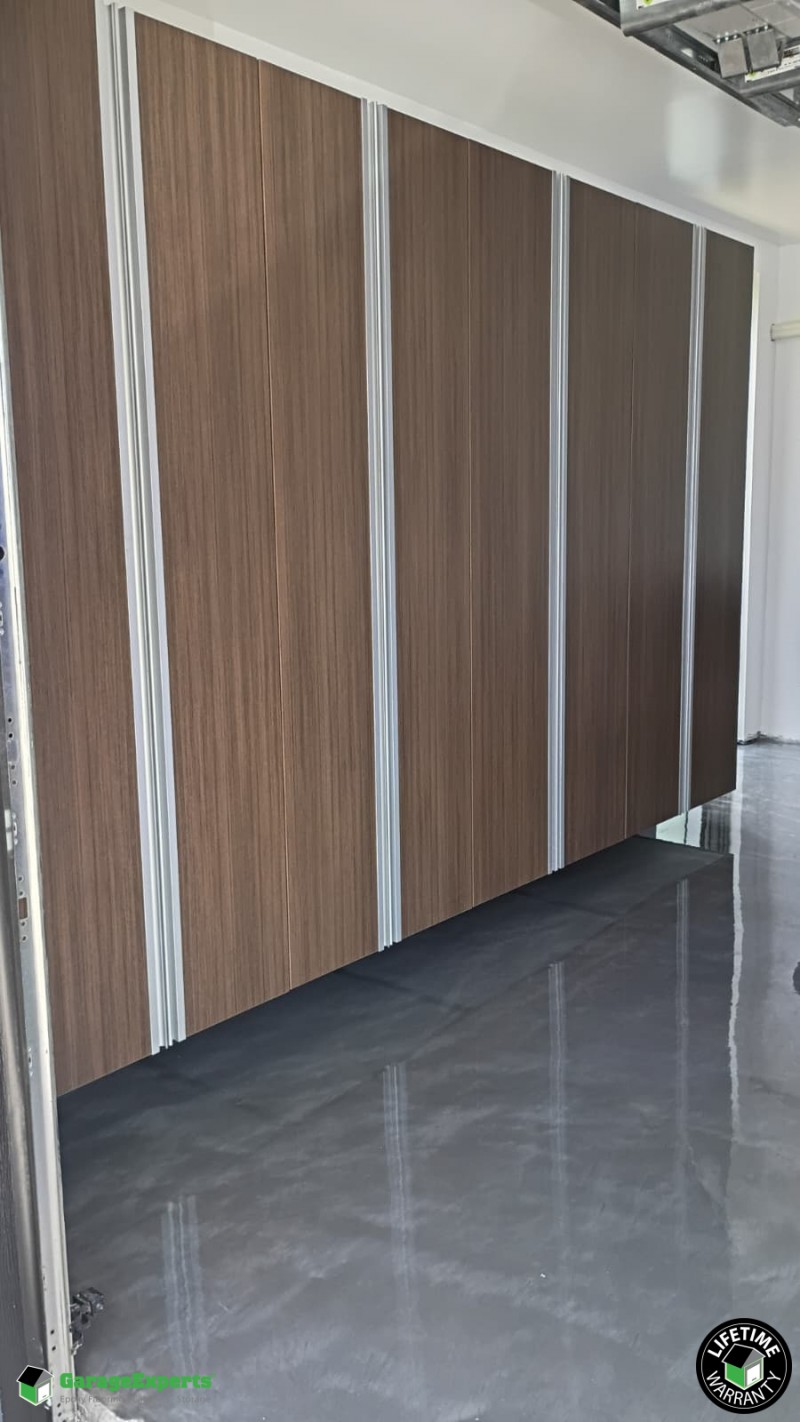 Residential Garage Epoxy Flooring and Cabinet Storage Solution in Miami, Fl