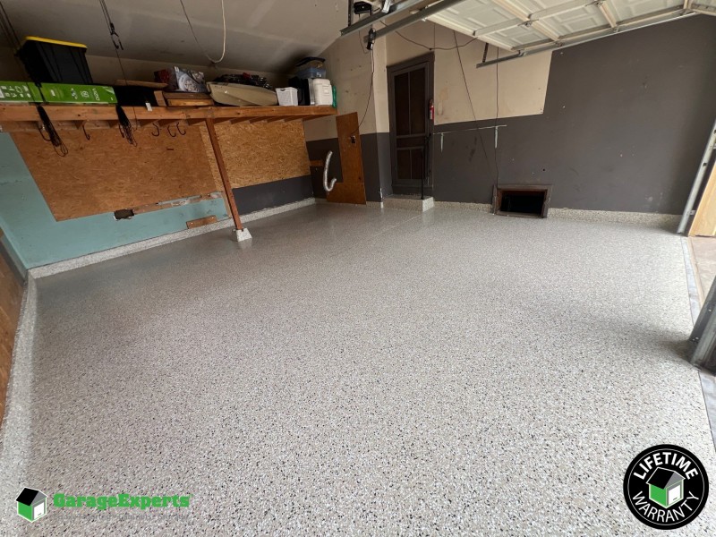 Residential Garage Epoxy Flooring in Wichita, Kansas