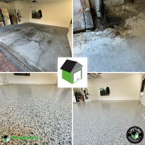 Residential Garage Epoxy Flooring in Wesley Chapel, Florida