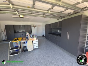 Residential Garage Cabinet Storage Solution in Veero Beach, Fl