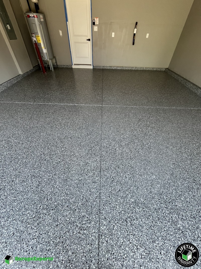 Residential Garage Epoxy Flooring in Poquoson, Virginia Image