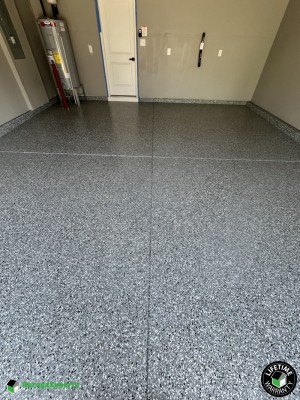 Residential Garage Epoxy Flooring in Poquoson, Virginia