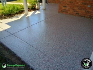Residential Patio Epoxy Flooring in Evans, Georgia