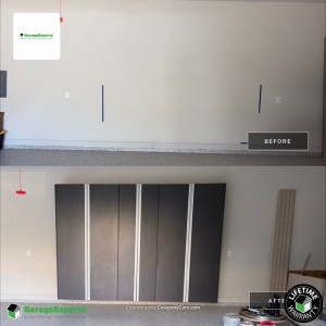 Residential Garage Cabinet Storage Solution in Prosper, Tx